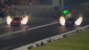 Austin Prock is the low qualifier in Top Fuel on Friday of the NAPA Auto Parts NHRA Midwest Nationals