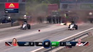 Shawn Langdon is the No. 1 qualifier in Top Fuel at the 2026 NHRA Potomac Nationals