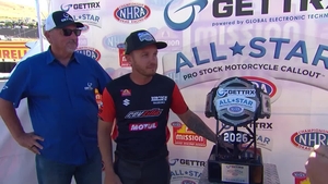 Gaige Herrera wins GETTRX NHRA Pro Stock Motorcycle Callout