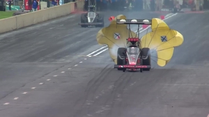 Doug Kalitta is the No. 1 qualifier in Top Fuel on Friday of the 2026 Dodge NHRA Great Lakes Nationals