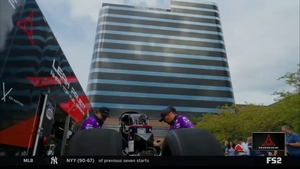 Dodge Tales from the Strip-Nitro engine warmups at Dodge's headquarters