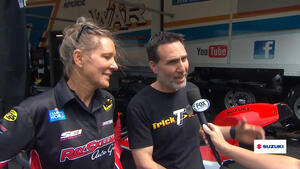 Karen Stoffer and Tim Kulungian on keeping their bike straight