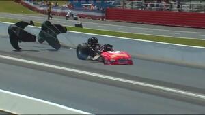 John Hale&#039;s Funny Car body explodes