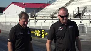 Antron Brown tests at Lucas Oil Raceway ahead of Jegs Route 66 NHRA Nationals