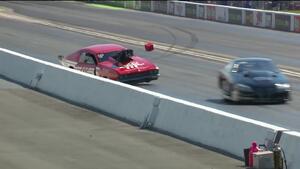 Doug Winters sends Pro Mod car into wall at 2018 Fitzgerald USA NHRA Thunder Valley Nationals