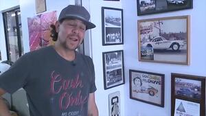 Eric Reyes shows off his skills beyond the track