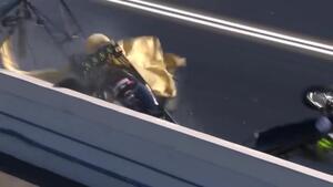 Brittany Force post-crash follow up with crew chief Brian Husen