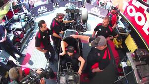 Jamie Howe fires up Doug Kalitta&#039;s Top Fuel dragster