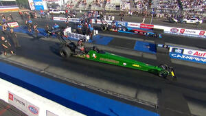 2021 Auto Club NHRA Finals Top Alcohol Dragster winner Rich McPhillips Jr