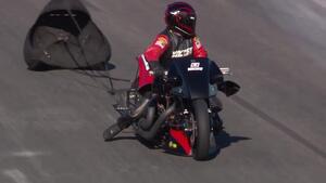 Doug Vancil claims Top Fuel Harley victory in Pomona