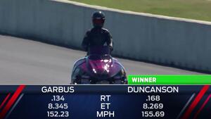 2018 NHRA New England Nationals Pro Stock Sled winner Tiina Duncanson