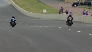 Eddie Krawiec snags Pro Stock Motorcycle No. 1 at the Dodge Mile-High NHRA Nationals in Denver