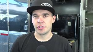 Gary Pritchett prepares to drive Jonnie Lindberg&#039;s Top Alcohol Funny Car