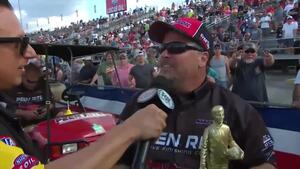 2018 Amalie Motor Oil NHRA Gatornationals Alcohol Dragster winner Chris Demke