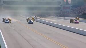 Courtney Force ran a 332.92mph pass on Friday to secure the No. 1 qualifier in Charlotte