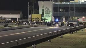 Gatornationals Super Stock winner Kevin Riner