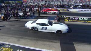 NTK NHRA Carolina Nationals Pro Mod winner Stevie "Fast" Jackson