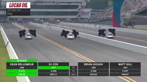 2022 Circle K NHRA Four-Wide Nationals Top Alcohol Funny Car winner Sean Bellemeur