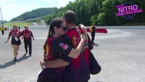 Nitro Time Machine: Marc Caruso goes into the sandtrap at 2019 Bristol event