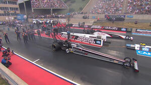 Leah Pruett  is the No. 1 qualifier in Top Fuel Friday at the 2022 Mile-High Nationals