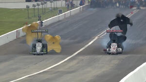Steve Torrence wins inaugural Pep Boys Top Fuel Callout