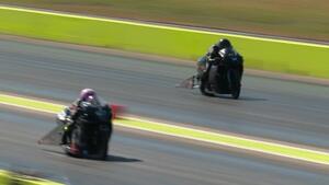 Angelle Sampey is the Friday No. 1 qualifier in Pro Stock Motorcycle at the 2022 Texas NHRA FallNationals