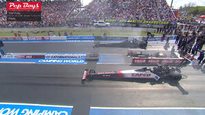 Mike Salinas wins Top Fuel at the 2023 Amalie Motor Oil NHRA Gatornationals