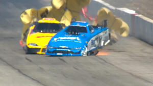 John Force-J.R. Todd crash at 2023 Winternationals