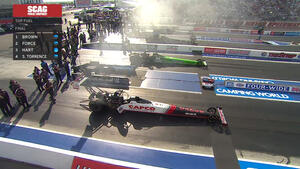 Antron Brown wins Top Fuel at the 2023 NHRA Four-Wide Nationals