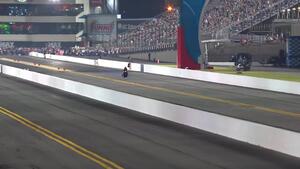 Gaige Herrera is the No. 1 qualifier in Pro Stock Motorcycle Friday at the 2023 Circle NHRA Four-Wide Nationals