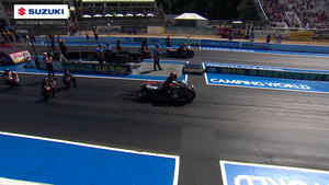 Gaige Herrera wins Pro Stock Motorcycle at the 2023 Flav-R-Pac NHRA Northwest Nationals