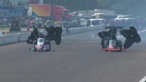 Doug Kalitta is the No. 1 qualifier in Top Fuel on Friday of the 2023 Lucas Oil NHRA Nationals