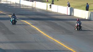 Gaige Herrera is the No. 1 qualifier in Pro Stock Motorcycle  on Friday at the Pep Boys NHRA Nationals