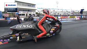 Matt Smith wins Pro Stock Motorcycle at 2023 Pep Boys NHRA Nationals