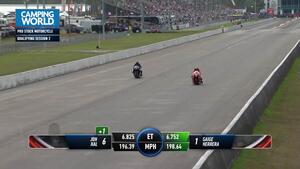 Gaige Herrera is the low qualifier in Pro Stock Motorcycle on Friday at the Amalie Motor Oil NHRA Gatornationals