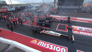 Steve Torrence is the No. 1 qualifier in Top Fuel on Friday of the 2024 NHRA Arizona Nationals